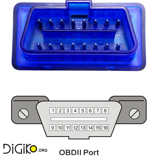 رابط و اسکنر OBD II / OBD2 مینی بلوتوث قابل اتصال به گوشی های اندروید
