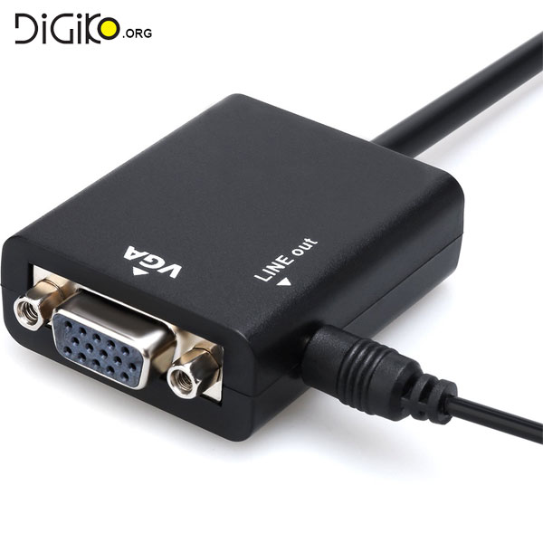 تبدیل HDMI به VGA با خروجی صدا (مارک KNET)