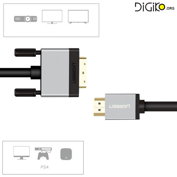 کابل تصویر HDMI به DVI (مارک UGREEN)