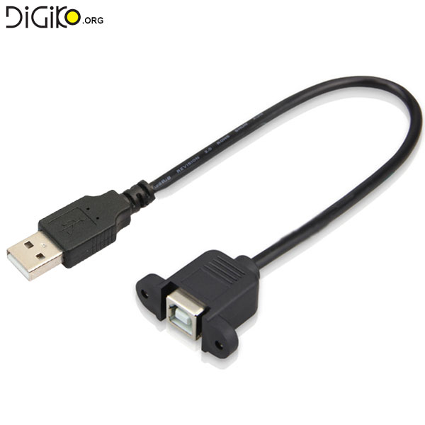 کابل USB رو پنلی مربع به USB سری A قابل پیچ کردن برای دستگاه های صنعتی