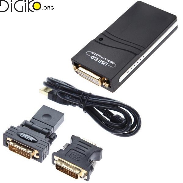 تبدیل USB به VGA+ DVI+ HDMI) UGA)
