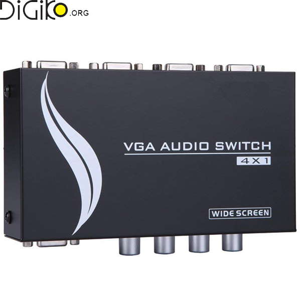 دیتا سوئیچ ۴ پورت VGA دستی (مخصوص کیس وDVR و NVR)