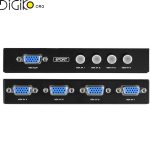دیتا سوئیچ ۴ پورت VGA دستی (مخصوص کیس وDVR و NVR)