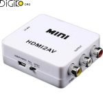 تبدیل HDMI به AV (مناسب برای نوت بوک ،DVR،NVR)