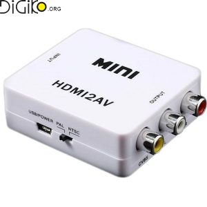 تبدیل HDMI به AV (مناسب برای نوت بوک ،DVR،NVR)