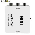 تبدیل AV به HDMI (مخصوص دوربین،ویدئو،ستاپ باکس،ریسیور)