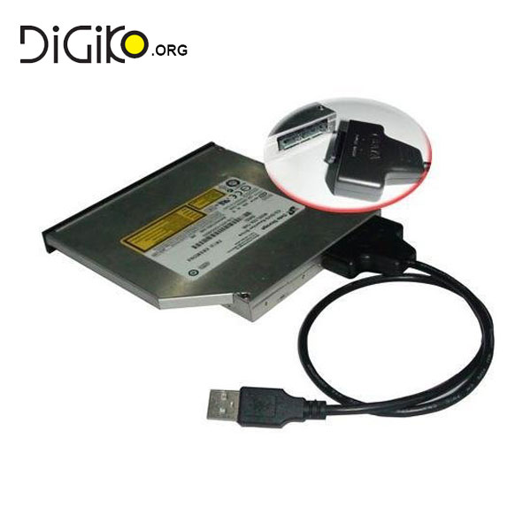 کابل تبدیل USB به MICRO SATA (مخصوص DVDRW نوت بوک)