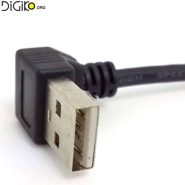 کابل افزایش طول USB کوتاه (L شکل)