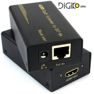 دستگاه افزایش طول کابل HDMI توسط تک کابل شبکه تا 60 متر