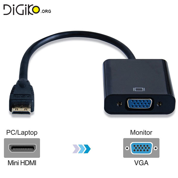 کابل تبدیل Mini HDMI به VGA