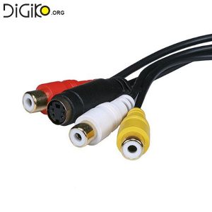 کابل تبدیل S-VIDEO هفت پین به RCA