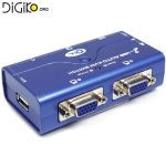 KVM سوئیچ 2 پورت USB اتوماتیک (مارک KNET)