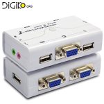 KVM سوئیچ 2 پورت USB اتوماتیک (مارک KNET)