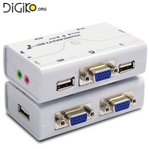 KVM سوئیچ 2 پورت USB اتوماتیک (مارک KNET)