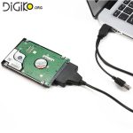 کابل تبدیل USB 2.0 به SATA مخصوص هارد نوت بوک
