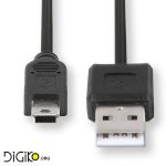کابل Mini USB به USB با سیم جمع شونده