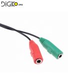 کابل تفکیک میکروفون و هدفون نوت بوک