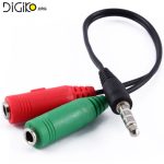 کابل تفکیک میکروفون و هدفون نوت بوک