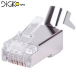 سوکت شبکه RG45 CAT7 STP بدون شانه سایز بزرگ