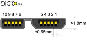 سوکت تعمیری USB3.0 رو بردی