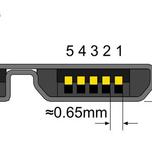 سوکت تعمیری USB3.0 رو بردی