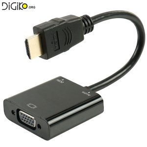 تبدیل HDMI به VGA با خروجی صدا و برق پاور