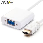 تبدیل HDMI به VGA با خروجی صدا و برق پاور