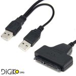 کابل تبدیل USB 2.0 به SATA مخصوص هارد نوت بوک