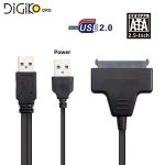 کابل تبدیل USB 2.0 به SATA مخصوص هارد نوت بوک