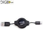 کابل Micro USB به USB با سیم جمع شونده