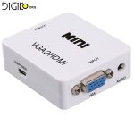 تبدیل VGA به HDMI با خروجی صدا مارک Mini
