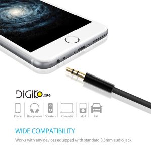 کابل تبدیل AUX نری به 2 AUX ماده مارک KNET PLUS