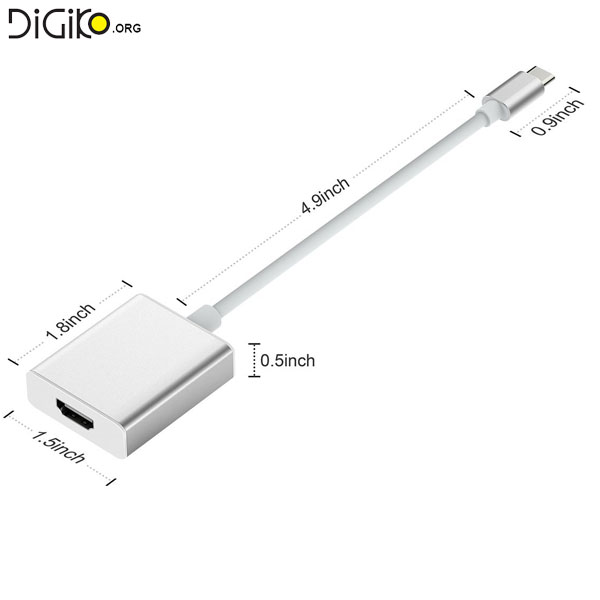 تبدیل TYPE-C USB 3.1 به HDMI با کیفیت ULTRA HD 4K (مارک فرانت )