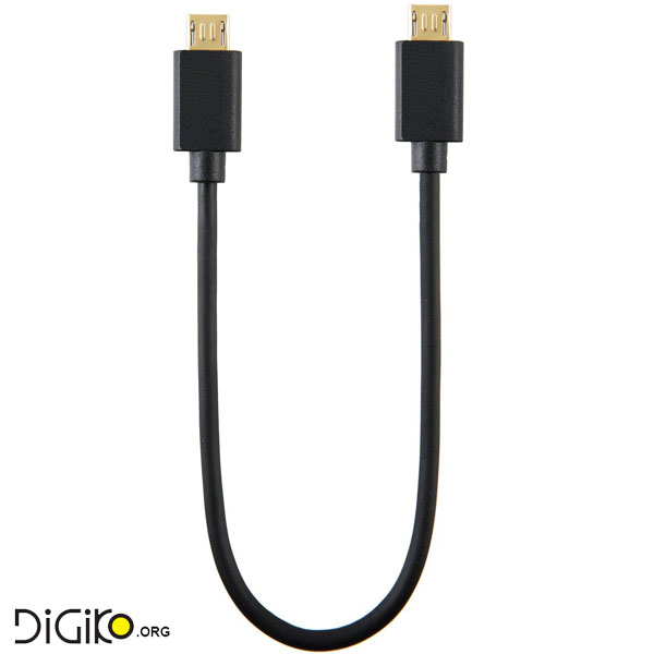 کابل دو سر نری Micro USB به طول 30 سانتی متر