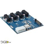کارت تبدیل 1 پورت PCI-E 1X به 4 پورت PCI-E 1X