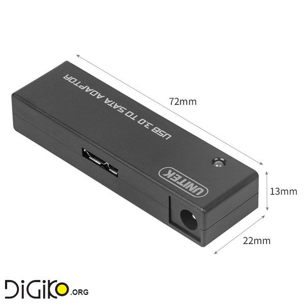 کابل تبدیل USB3.0 به SATA3 مخصوص هارد 2.5/3.5 و DVDRW (مارک UNITEK)