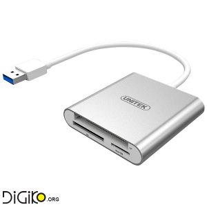 کارت ریدر حافظه چندکاره USB3.0 با رابط TYPE-C (مارک UNITEK)