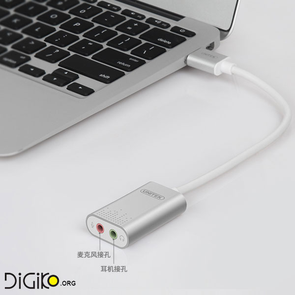 تبدیل USB2.0 به AUDIO (صدا و میکروفون ) مارک UNITEK