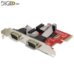 کارت PCI- EXPRESS RS232 اینترنال با چیپست MOSCHIP (مارک UNITEK)