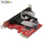 کارت PCI- EXPRESS RS232 اینترنال با چیپست MOSCHIP (مارک UNITEK)