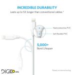 کابل شارژ اپل (لایتنینگ مخصوص iphon 5.6.7.8) مارک KNET