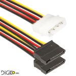 کابل تبدیل 1 به 2 برق IDE به SATA