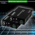 دستگاه افزایش HDMI+RS232 روی بستر فیبر نوری به همراه ریموت تا 1 کیلومتر (مارک فرانت)