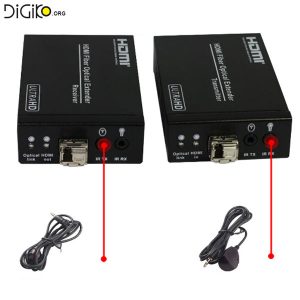 دستگاه افزایش HDMI+RS232 روی بستر فیبر نوری به همراه ریموت تا 1 کیلومتر (مارک فرانت)