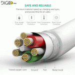 کابل شارژ ترکیبی Micro USB وUSB Type-C (مارک UGREEN)