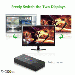 KVM سوئیچ 2 پورت USB اتوماتیک (مارک UGREEN)