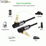 کابل صدا AUX دو سر 90 درجه (مارک UGREEN)