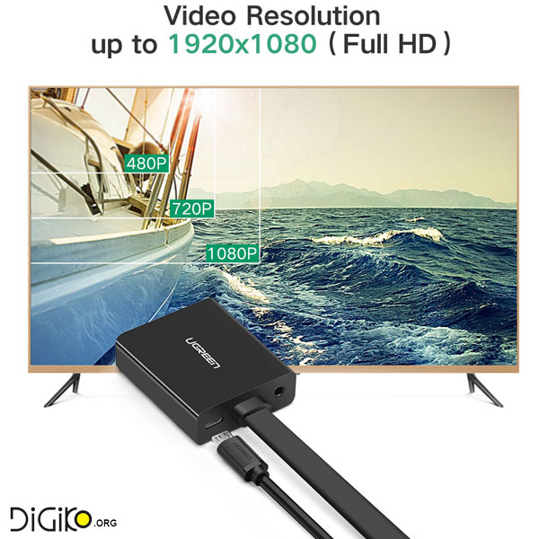 تبدیل HDMI به VGA (مارک UGREEN)
