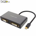 تبدیل Mini Display port به سه پورت VGA+HDMI+DVI (مارک UGREEN)