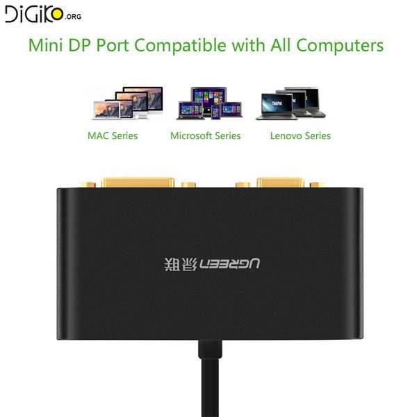 تبدیل Mini Display port به سه پورت VGA+HDMI+DVI (مارک UGREEN)